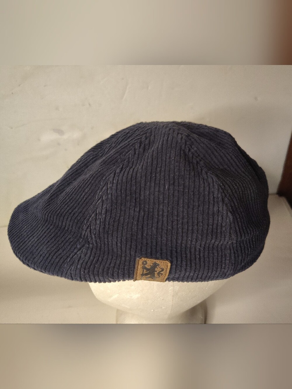 Chelsea Football Club Cabbie Hat Blue Corduroy Mens